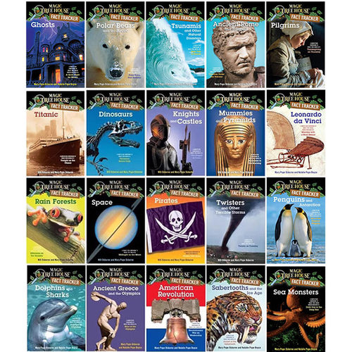 英文原版 神奇树屋小百科 入门套装 20册合售 The Magic Tree House Fact Tracker 儿童章节桥梁小说 课外科普阅读 - 图0