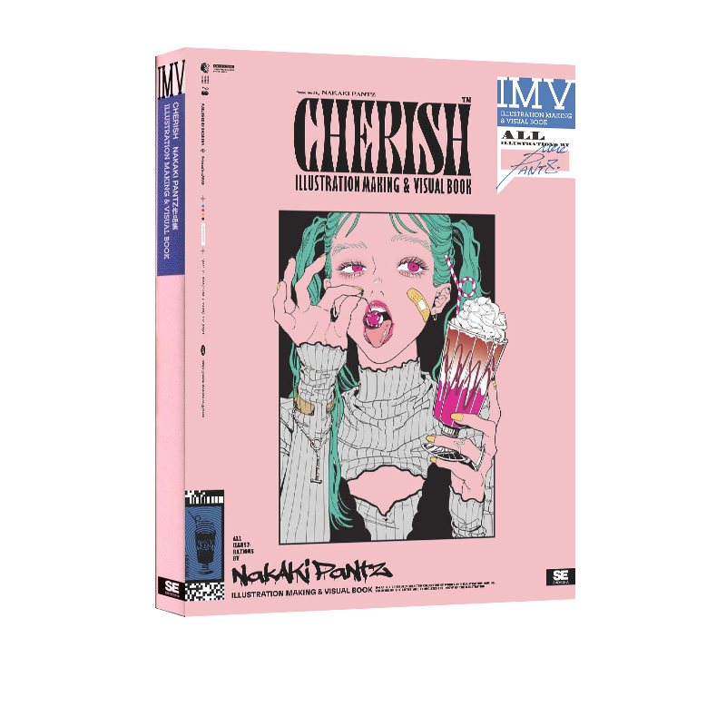 现货 NAKAKI PANTZ画集作品集 ILLUSTRATION MAKING& VISUAL BOOK CHERISH绿山墙日文原版-图3