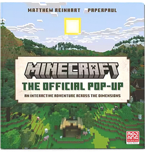 【自营】英文原版 我的世界官方立体书 Minecraft The Official Pop-Up Matthew Reinhart 影视同人立体画册插画原画设定集 - 图0