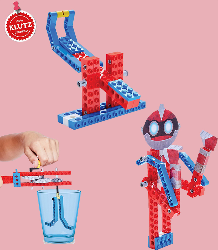 【自营】英文 3册套装 Klutz Lego Chain Reactions 乐高可动小机器 DIY玩具手工组装套装书 STEM辅导用书 游戏书 - 图0