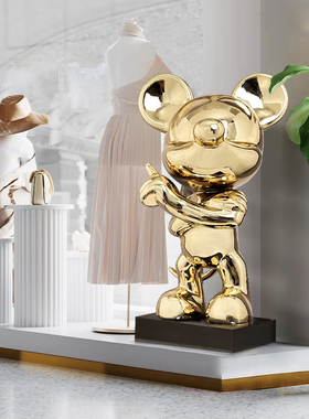 厅玄关创意家居创意落地雕塑