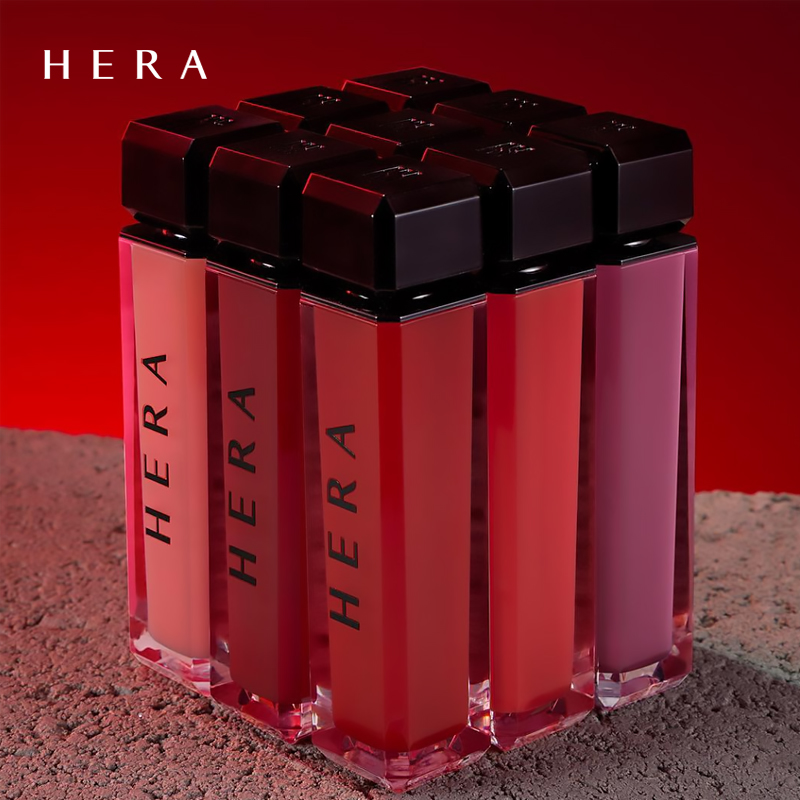 爱茉莉官方海外旗舰店爱茉莉Hera/赫妍魅感缎彩唇釉 哑光丝绒一抹上色提升气色饱满滋润3