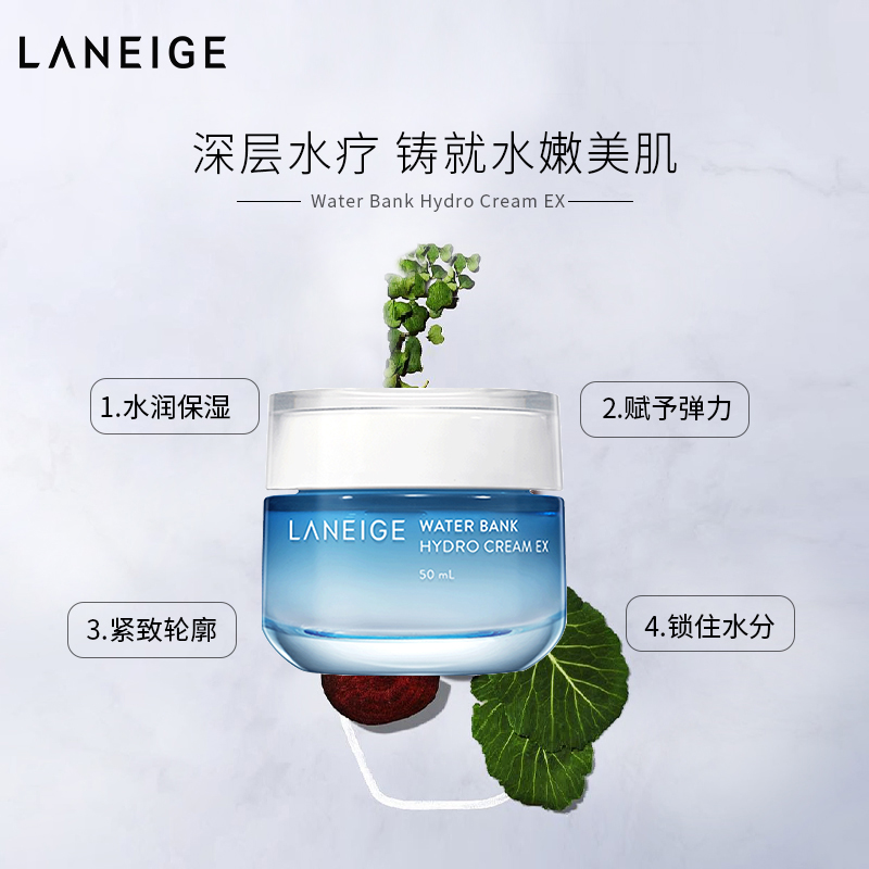 爱茉莉官方海外旗舰店爱茉莉LANEIGE 兰芝新水酷补水面霜（清润型）  集中补水滋养紧致1