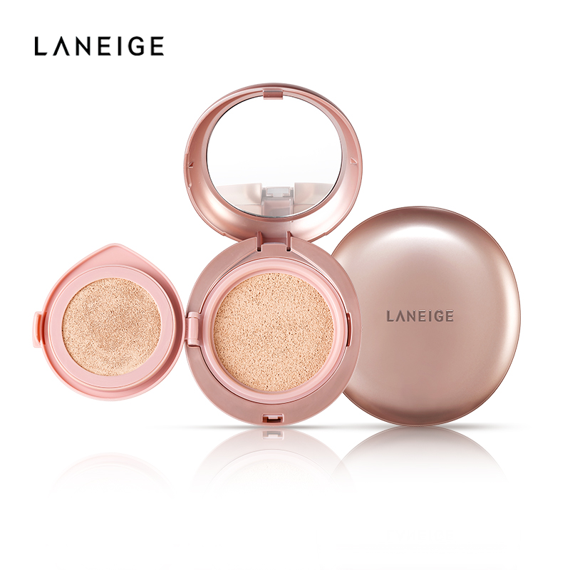 爱茉莉官方海外旗舰店爱茉莉Laneige/兰芝持妆遮瑕双面气垫霜补水保湿臻白持久不脱妆1