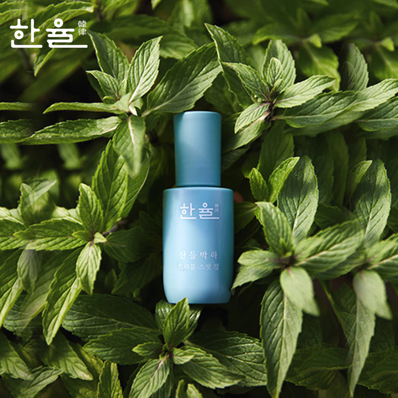 爱茉莉官方海外旗舰店爱茉莉HANYUL/韩律薄荷敏感祛痘啫喱20ml补水保湿控油淡化痘印1