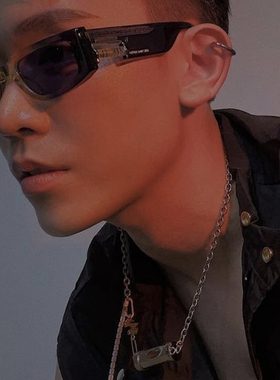 磁场防紫外线方框个性男女明星款