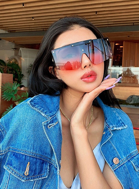 大脸显瘦街拍防晒海边太阳眼镜