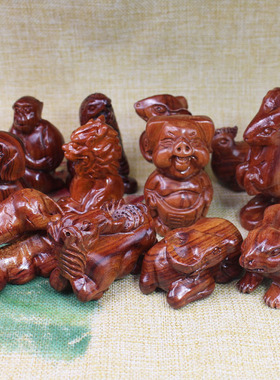 缅甸雕刻工艺品红木黄花梨