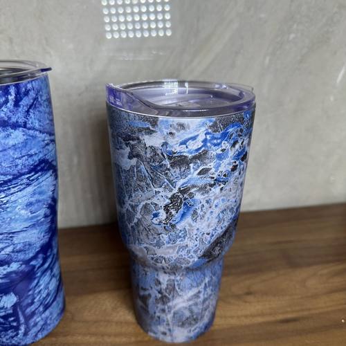 跨境热销汽车杯304不锈钢大容量冰霸杯时尚ins便携保温杯850ml - 图2