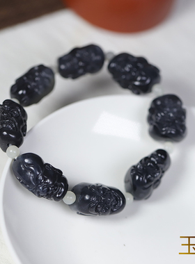 玉奕新疆和田玉籽料手链