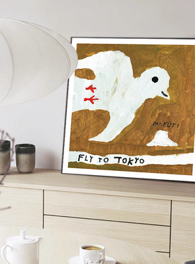 中古风挂画海鸥FLYTOTOKYO