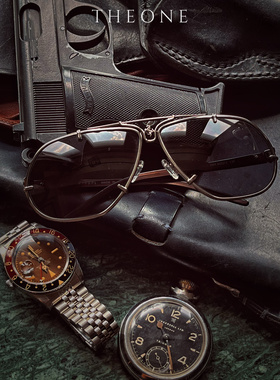 THEONE罕见绝版意大利产法拉利Ferrari复古赛车墨镜飞行太阳镜