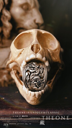 THEONE罕见古董孤品英国纯手工纯银镂空宫廷风绅士指环正装戒指