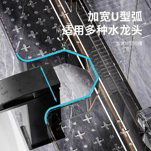 【限时立减】吸盘水龙头置物架洗手池镜前卫生间浴室厨房免打孔-T,淘宝优惠券,粉丝福利购,淘宝优惠卷