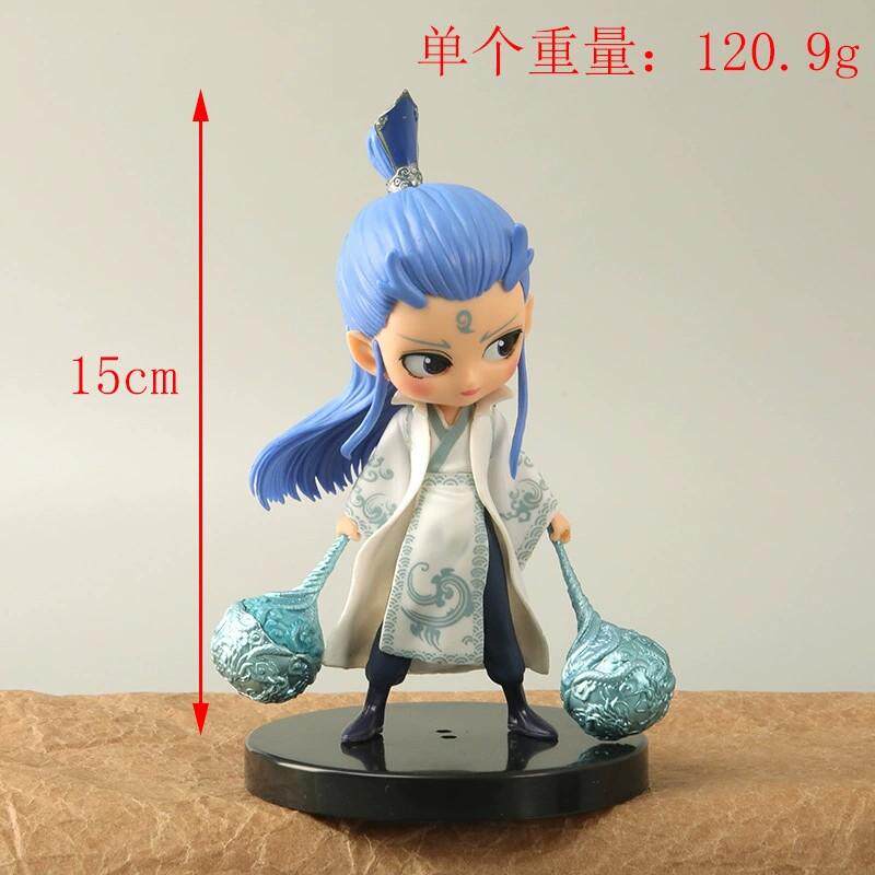 哪吒之魔童闹海周边手办降世哪吒灵珠和魔丸敖丙石矶娘娘模型摆件