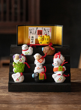 2026新年景德镇陶瓷十二生肖摆件动物属相全套家居好物乔迁礼物