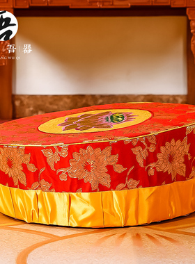 精品拜垫拜佛垫 家用佛堂礼佛垫圆形磕头跪垫吉祥莲花供佛蒲团