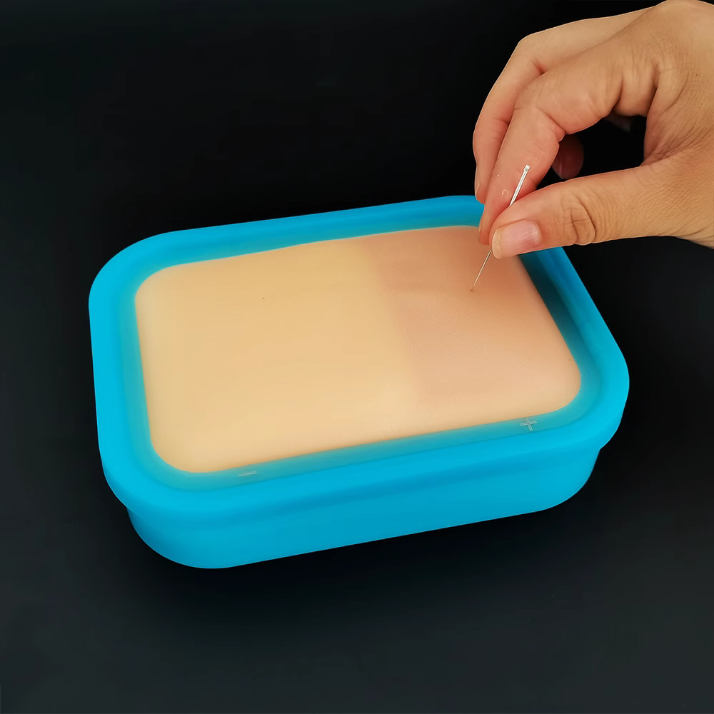 扎针练习器针灸盒初学者皮肤包中医练针包模块指力指法皮肤模型 - 图1