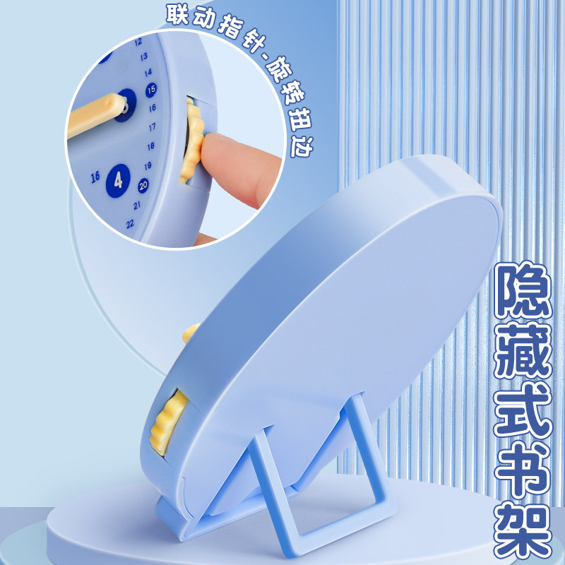 钟表小学教具时钟模型一二年级用蒙氏数学小学生学习认识时间幼儿园教材新版儿童三针联动钟面表盘学具教学用