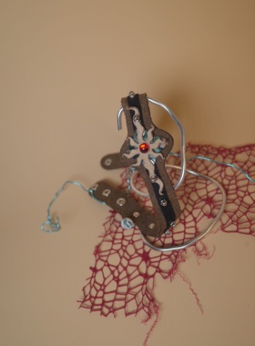 原创设计项圈牛仔小众嬉皮风男女