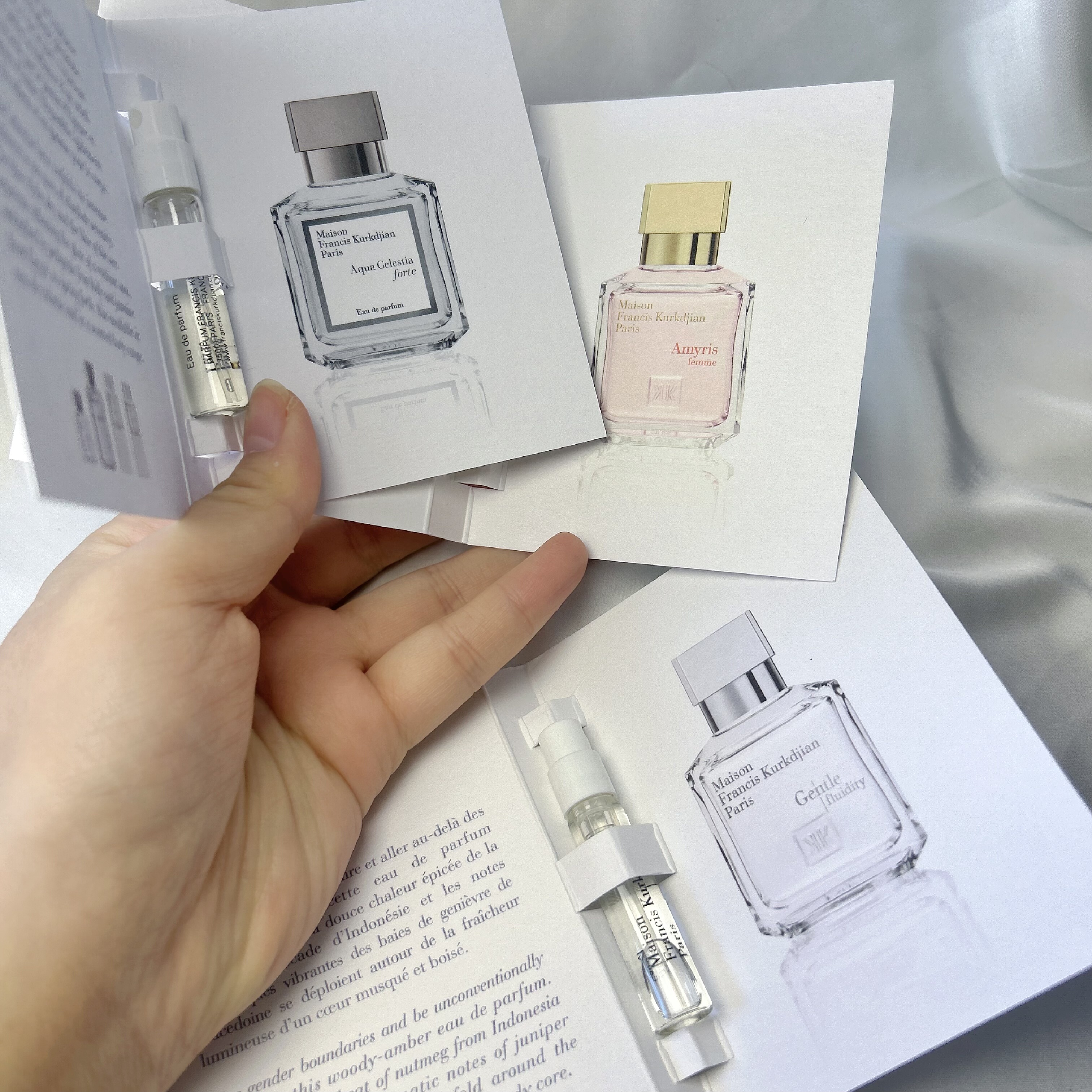 MFK梵诗柯香水小样2ml阿米瑞斯温柔金色流动媒介之水试管小样 - 图1