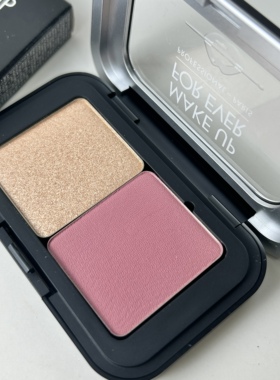 Makeupforever玫珂菲原装双色高光腮红盘S214 H106 2×2.5g 绝版