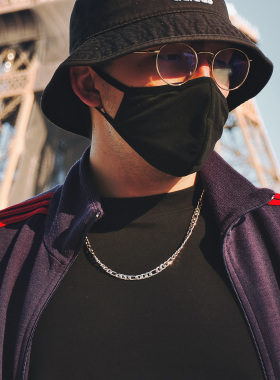 美式简约精致钛钢不掉色嘻哈项链