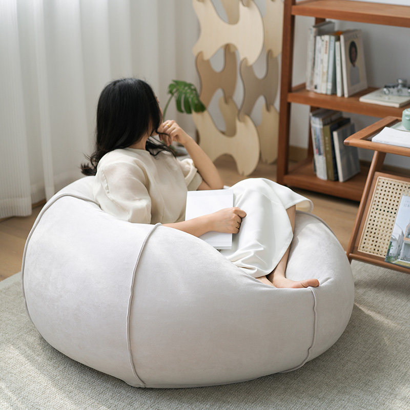 懒人沙发豆袋客厅卧室阳台榻榻米单人休闲沙包轻奢午睡躺椅子儿童,淘宝优惠券,粉丝福利购,淘宝优惠卷