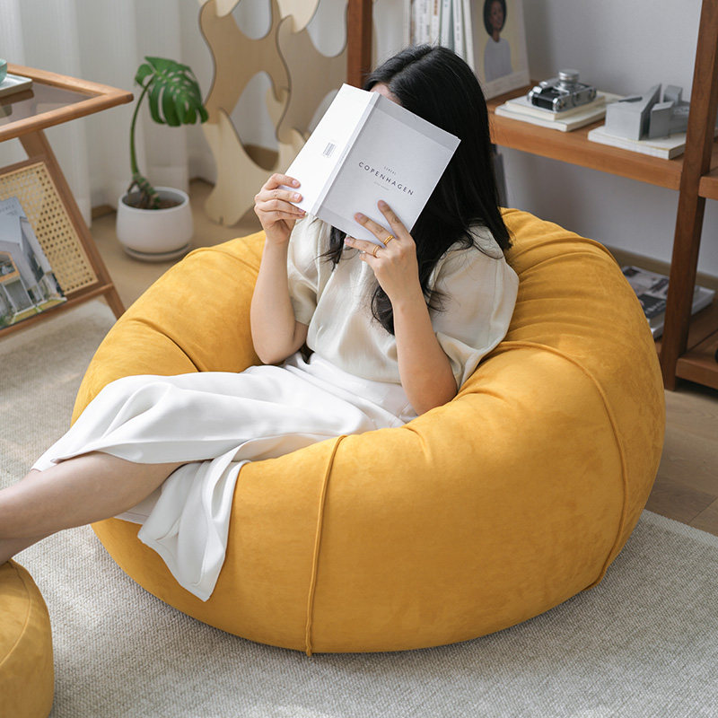 懒人沙发豆袋客厅卧室阳台榻榻米单人休闲沙包轻奢午睡躺椅子儿童,淘宝优惠券,粉丝福利购,淘宝优惠卷