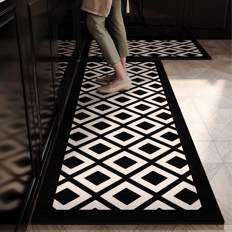 Kitchen non-slip and anti-oil floor mats for home use diatom mud carpet