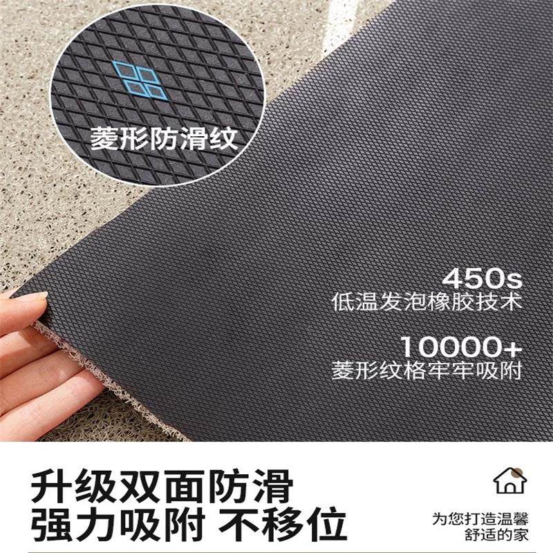 简约纯色入户门垫进门玄关防滑耐脏家用脚垫大门外可裁剪丝圈地垫,淘宝优惠券,粉丝福利购,淘宝优惠卷