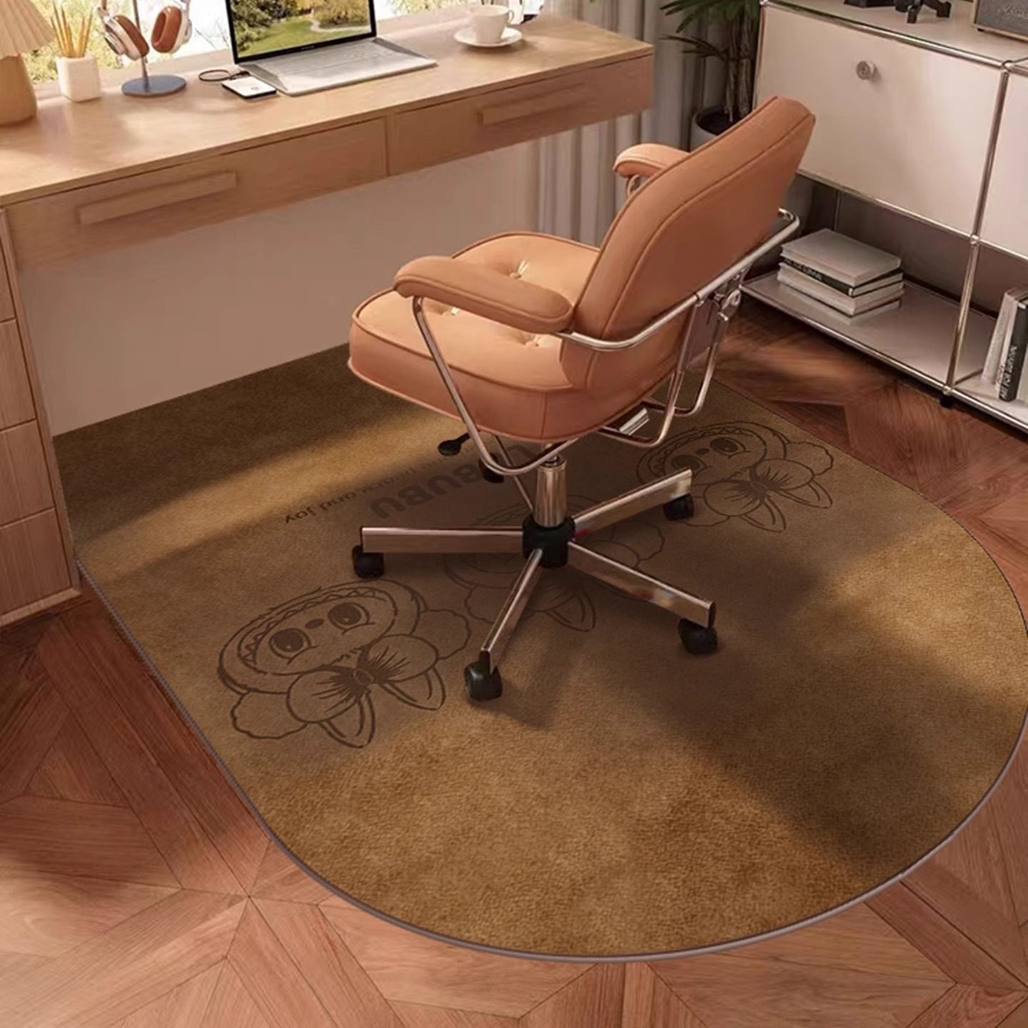 拉布布拱形转椅垫化妆凳专用隔音脚垫2025新款labubu书房椅子地垫,淘宝优惠券,粉丝福利购,淘宝优惠卷