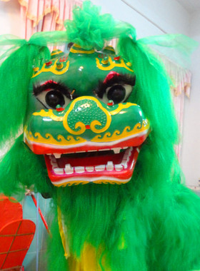 北狮/北京狮子/笑脸型北师/牦牛毛北狮/舞狮道具/北狮用品舞狮头