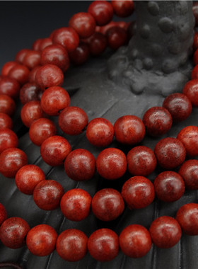 红酸枝木猫眼紫檀念珠天然特价