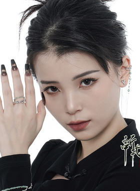 国潮风新中式耳夹小众设计耳钉女