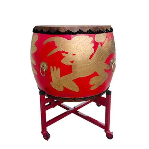 Барабанная барабанная барабана барабана барабан Gong Drum Dance Rhythm У преподавание исполнения кап -барабана True Citches Tsubaki Drum