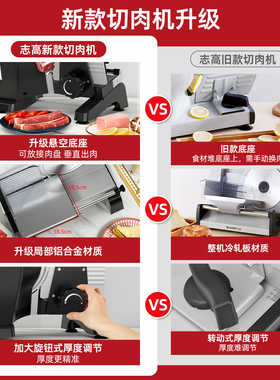 志高切片切肉机家用电动羊牛肉卷