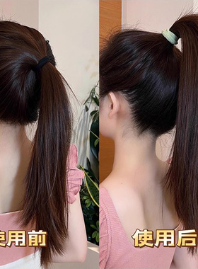 高弹力加粗耐用头绳高马尾无痕发绳女绑头发皮筋发圈皮套儿童头饰