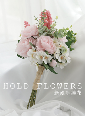 婚礼手捧花尤加利森系