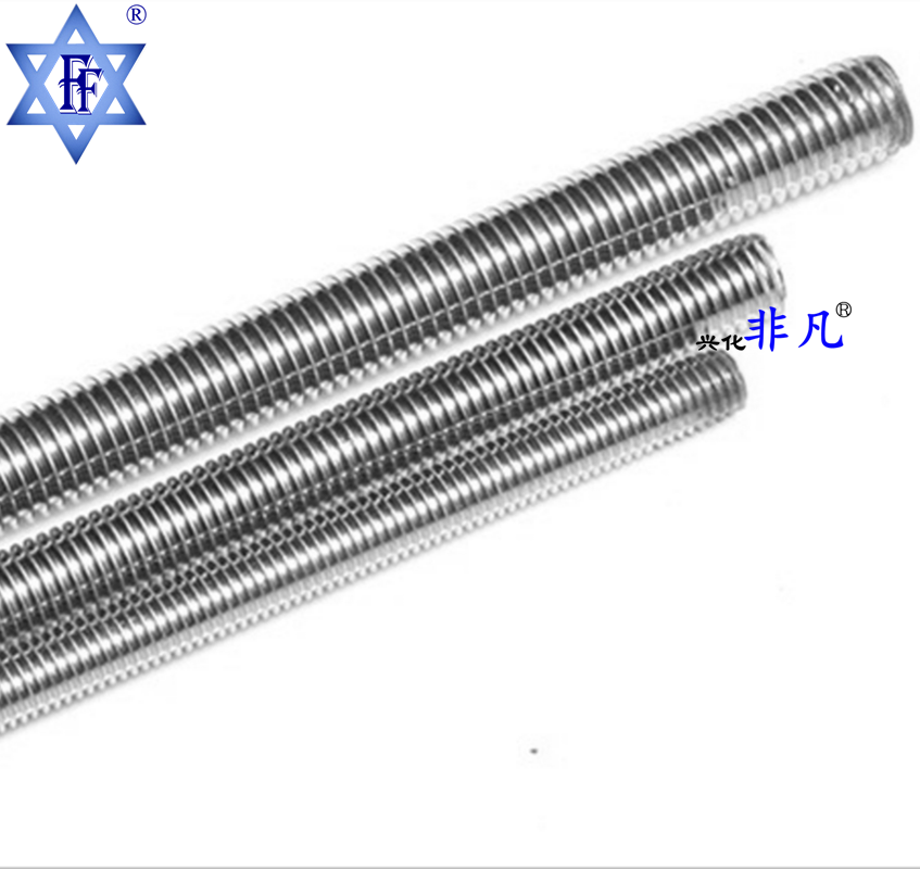 304不锈钢DIN976 牙棒 柱 丝杆1米牙条M4M5M6M8M10M12M14-M45直销 - 图0