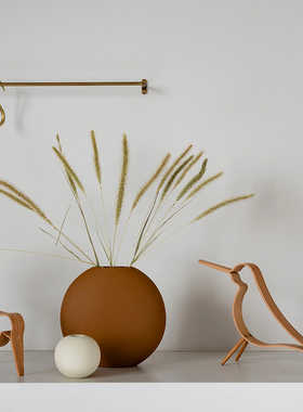 Cooee Design瑞典代购Woody Bird橡木质小鸟桌面客厅玄关装饰摆件