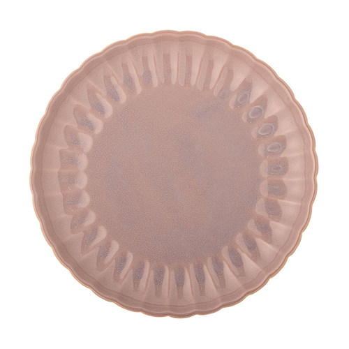 丹麦 Bloomingville 玫瑰色Latina陶瓷盘子甜品碟子大碗西餐餐具 - 图3