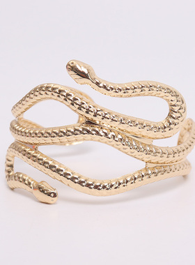 欧美夸张女合金蛇手镯