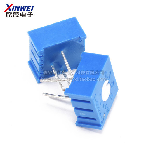 3386P单圈精密可调电位器1K2K5K10K20K50K100R200K500K1M 101 103 - 图1