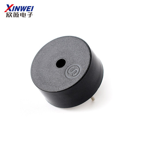 1255圆针无源压电式蜂鸣器12*5.5MM脚距6.5MM环保耐高温蜂鸣器 - 图2