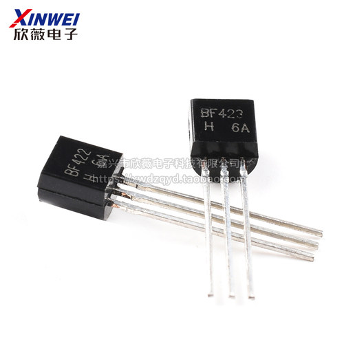 （20只）直插三极管BF423 F423 250V/0.1A 视放管 TO-92 欣薇电子 - 图0