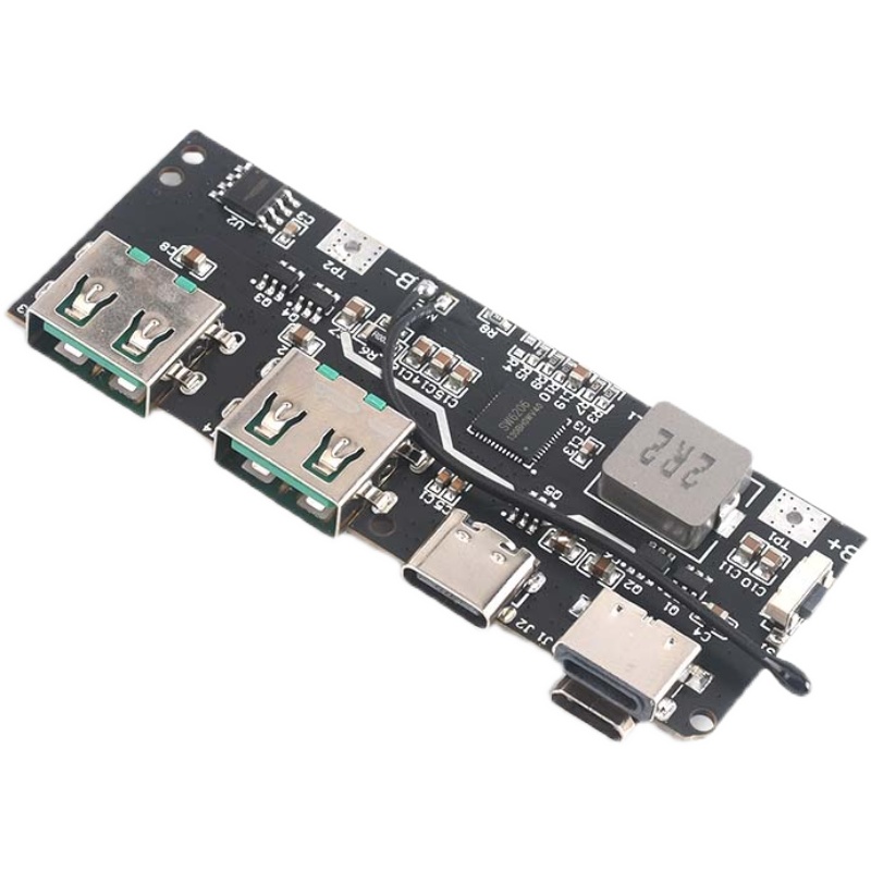 22.5W充电宝5口双向快充移动电源模块电路板diy主板套料QC4+PD3.0 - 图3