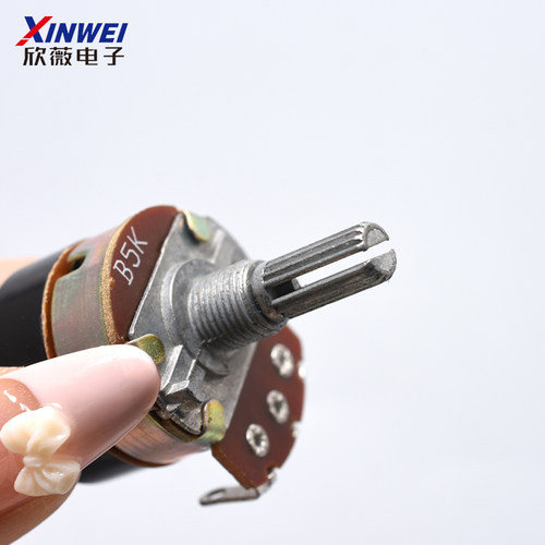WH138单联电位器带开关B5K/10K/20K/50K/100K/250K/500K - 图2