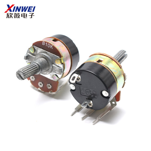 WH138单联电位器带开关B5K/10K/20K/50K/100K/250K/500K - 图0