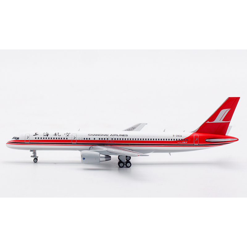 JC Wings 1:400 上海航空 波音B757-200 B-2834 合金 飞机模型 - 图1